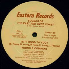 Young & Co - Young & Co - Is It Good To You? - Eastern Records