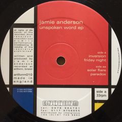 Jamie Anderson - Jamie Anderson - Unspoken Word EP - Artform
