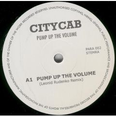 Citycab - Citycab - Pump Up The Volume - Para 02