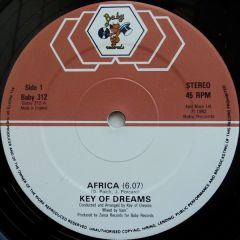 Key Of Dreams / The New - Key Of Dreams / The New - Africa / Synthajoy - Baby Records