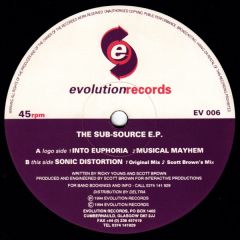 Sub Source - Sub Source - The Sub-Source EP - Evolution Records