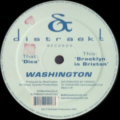 Washington - Washington - Brooklyn In Brixton / Dica - Distraek Records