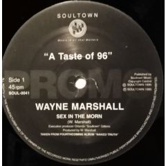 Wayne Marshall - Wayne Marshall - A Taste Of 96 - Soultown