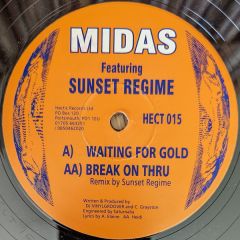 Midas Featuring Sunset Regime - Midas Featuring Sunset Regime - Waiting For Gold / Break On Thru (Remix) - Hectic Records