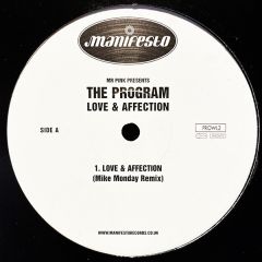 The Program - The Program - Love And Affection (Mike Monday Remix) - Manifesto