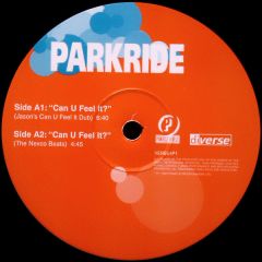 Parkride - Parkride - Can U Feel It - Diverse
