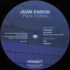 Juan Farcik - Juan Farcik - Para Todos - Preset