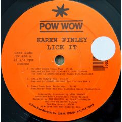 Karen Finley - Karen Finley - Lick It (Remix) - Pow Wow