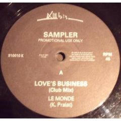 Le Monde - Le Monde - Love's Business - XIII BIS Records