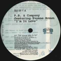 P.B. & Company Featuring Yvonne Brown - P.B. & Company Featuring Yvonne Brown - I'm In Love - Sub-Urban