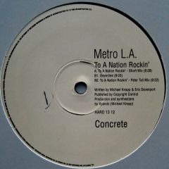 Metro La - Metro La - To A Nation Rockin - Concrete