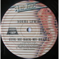 Norma Lewis / Marsha Raven / Charade - Norma Lewis / Marsha Raven / Charade - Give Me Back My Heart - Unidisc