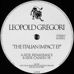 Leopold Gregori - Leopold Gregori - The Italian Impact EP - L & V Music