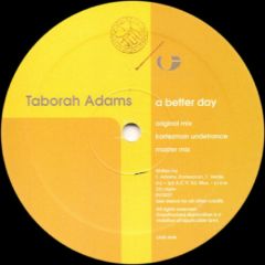 Taborah Adams - Taborah Adams - A Better Day - Blue Village