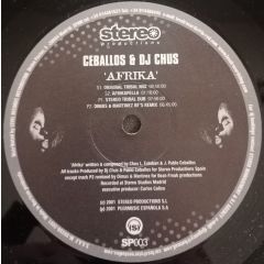 Ceballos & DJ Chus - Ceballos & DJ Chus - Afrika - Stereo Production