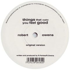 Robert Owens - Robert Owens - Things That Make You Feel Good - Monaco Disco
