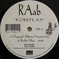 Raab - Raab - Foreplay - Rip It Records