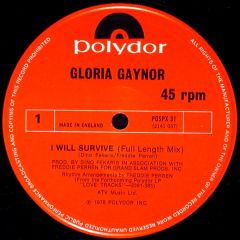 Gloria Gaynor - Gloria Gaynor - I Will Survive - Polydor