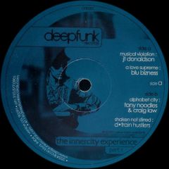 Various Artists - Various Artists - The Innercity Experience Part 1 - Deepfunk Records