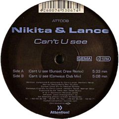 Nikita & Lance - Nikita & Lance - Can't U See - Attention