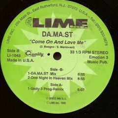 DA.MA.ST - DA.MA.ST - Come On And Love Me - Lime Inc.