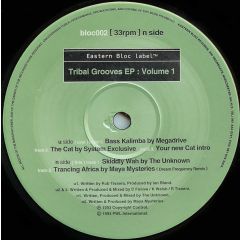 Various Artists - Various Artists - Tribal Grooves Volume 1 - Eastern Bloc