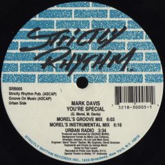 Mark Davis - Mark Davis - You'Re Special - Strictly Rhythm
