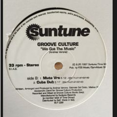 Groove Culture  - Groove Culture  - We Got The Music - Suntune