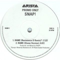 Snap - Snap - Rame (Remixes) - Arista