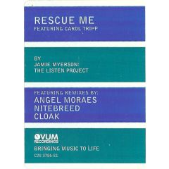 Jamie Myerson Feat Carol Tripp - Jamie Myerson Feat Carol Tripp - Rescue Me - Ovum