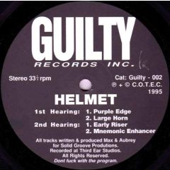 Helmet - Helmet - Purple Edge - Guilty Records Inc.