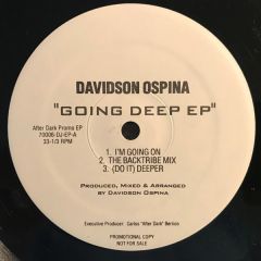 Davidson Ospina - Davidson Ospina - Going Deep EP - After Dark Records