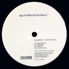 Loz Goddard - Loz Goddard - Sunset Vista EP - Quintessentials