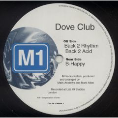 Dove Club - Dove Club - Back 2 Rhythm - M1
