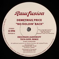 Demetrius Price - Demetrius Price - No Holdin' Back - Raw Fusion