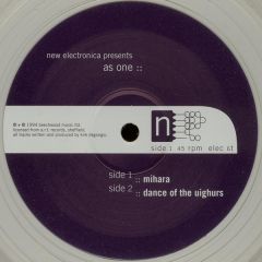 As One - As One - Mihara - New Electronica