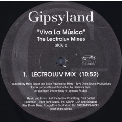 Gipsyland - Gipsyland - Viva La Música (The Lectroluv Mixes) - Hollywood Records