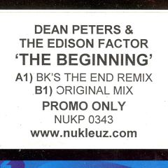Dean Peters & The Edison Factor - Dean Peters & The Edison Factor - The Beginning - Nukleuz