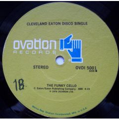 Cleveland Eaton  - Cleveland Eaton  - The Funky Cello / Bama Boogie Woogie - Ovation Records