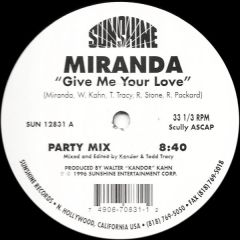 Miranda - Miranda - Give Me Your Love - Sunshine