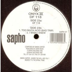 ONYX III - ONYX III - DF 118 - Sapho