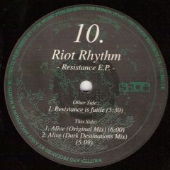 Riot Rhythm - Riot Rhythm - Resistance E.P. - Noom Records UK