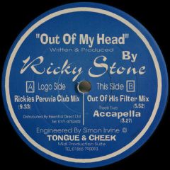 Ricky Stone - Ricky Stone - Out Of My Head - Tongue & Cheek