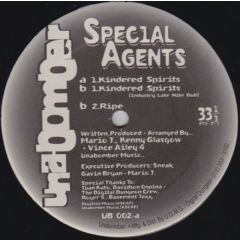 Special Agents - Special Agents - Kindered Spirits - Unabombers 