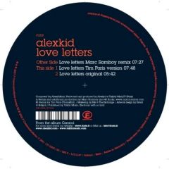 Alexkid - Alexkid - Love Letters - F Communications