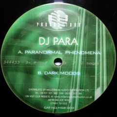 DJ Para - DJ Para - Paranornal Phenomena - Msb Productions