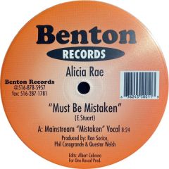 Alicia Rae - Alicia Rae - Must Be Mistaken - 	Benton Records