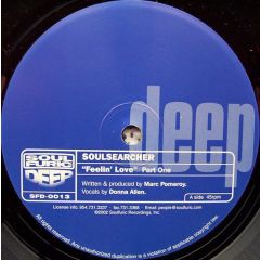 Soulsearcher Ft Donna Allen - Soulsearcher Ft Donna Allen - Feelin Love (Part One) - Soul Furic Deep