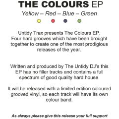 The Untidy Djs - The Untidy Djs - The Colours EP - Untidy Trax
