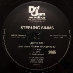 Sterling Simms - Sterling Simms - Jump Off - Def Jam